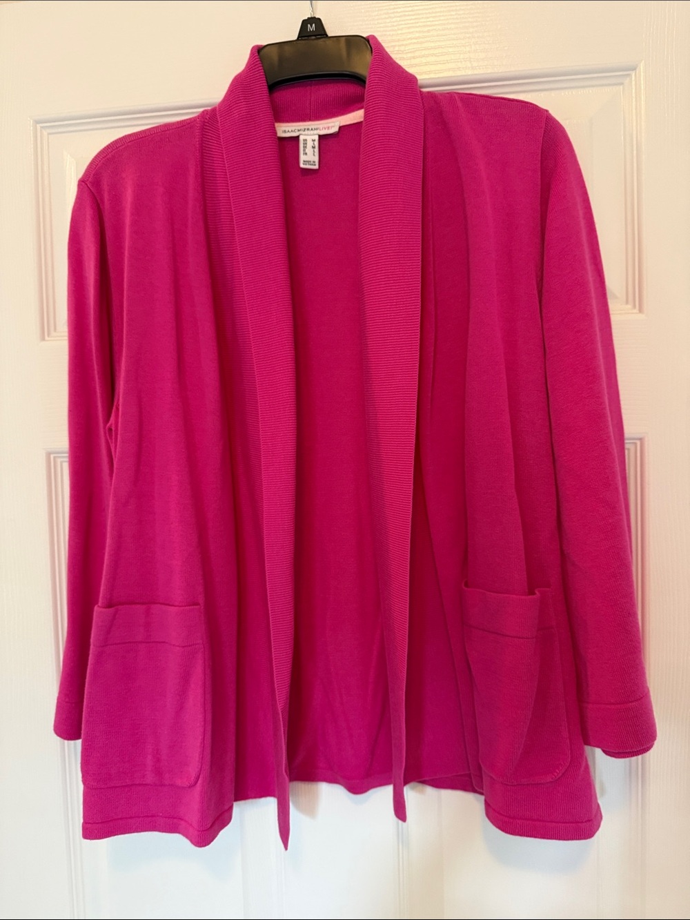 Magenta Isaac MixrahiOpen-Front Women's Cardigan Sweater
